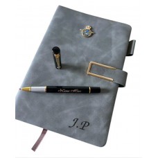 RAF Personalised Leather Journal and Pen Gift Set